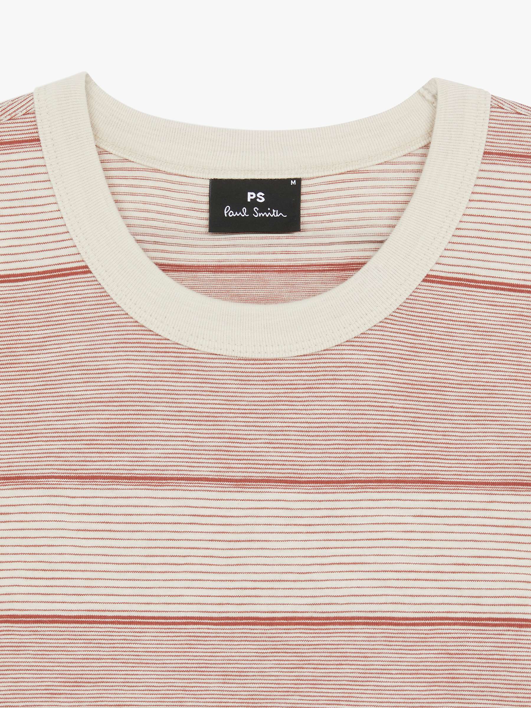 Buy Paul Smith Regular Fit Short Sleeve T-Shirt, Pink Online at johnlewis.com