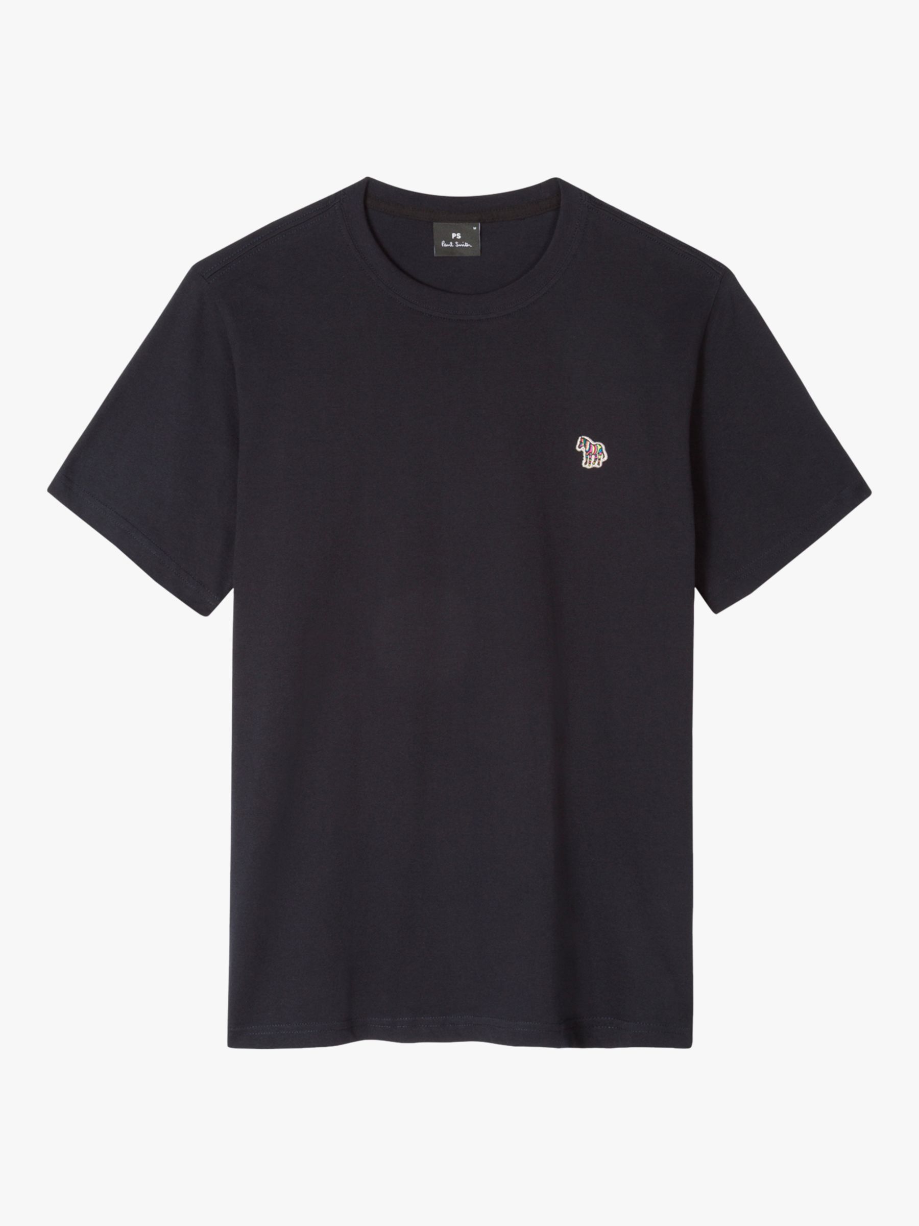 Paul Smith Slim Fit Zebra Organic Cotton T-Shirt, Midnight, M