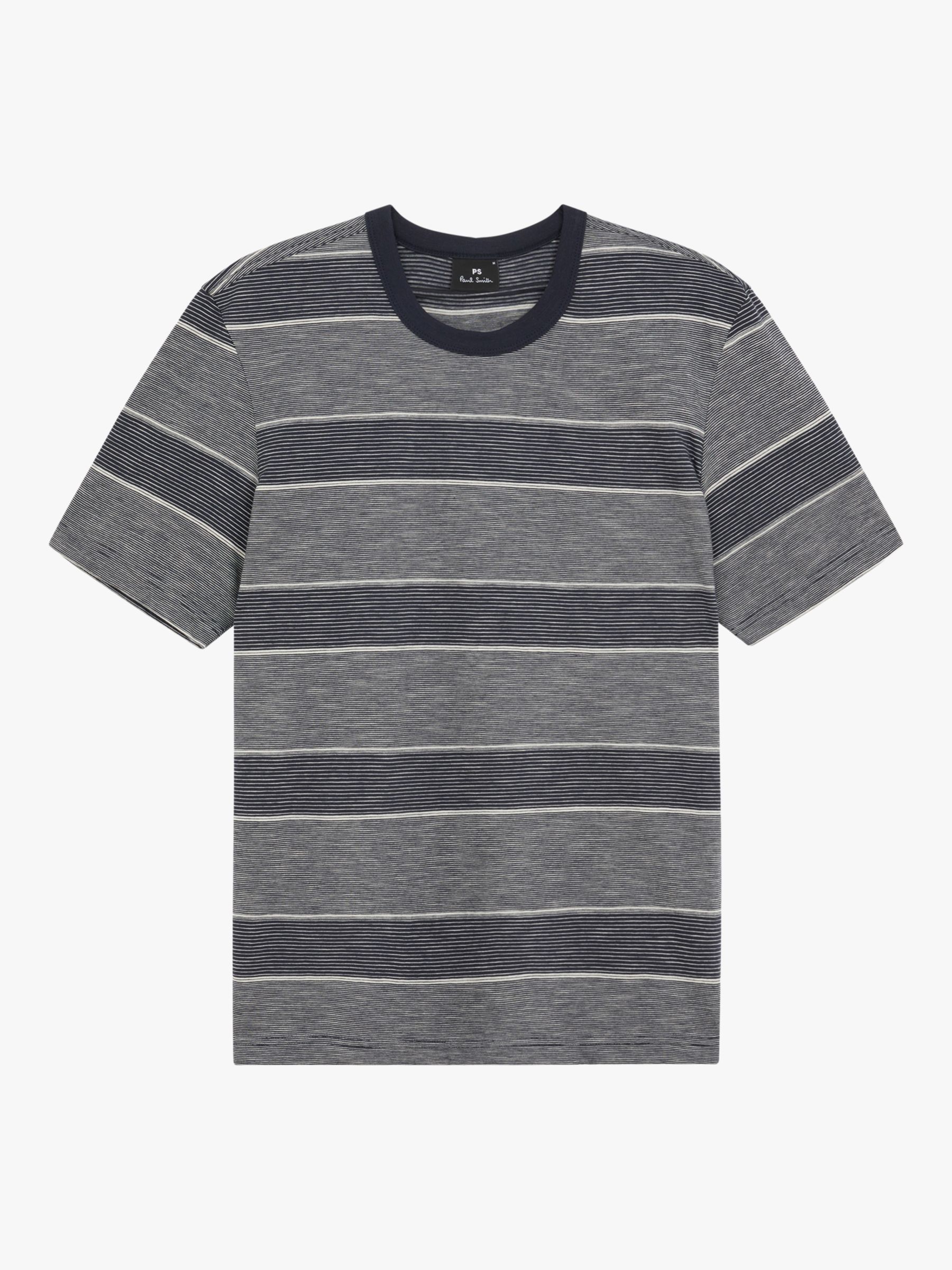 Buy Paul Smith Regular Fit Short Sleeve T-Shirt, Blue/Multi Online at johnlewis.com