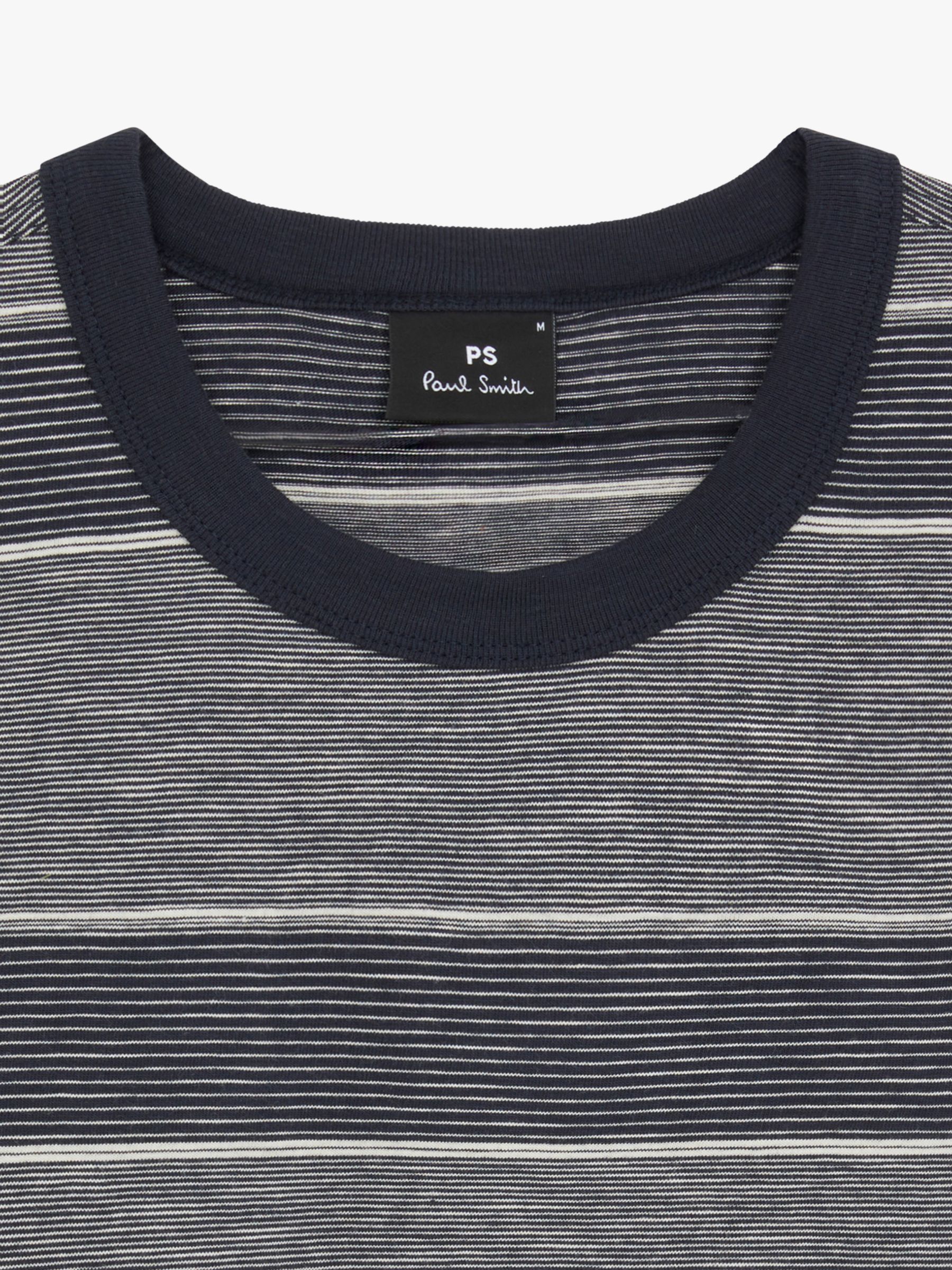 Buy Paul Smith Regular Fit Short Sleeve T-Shirt, Blue/Multi Online at johnlewis.com