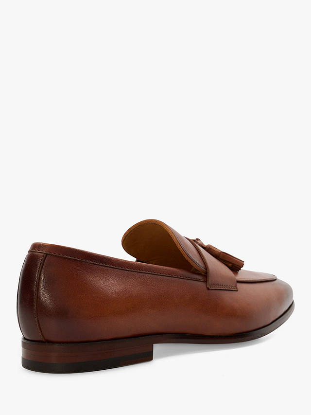 Dune Saxxton Tassle Loafers, Tan-leather