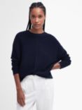 Barbour Bickland Cotton Jumper, Navy