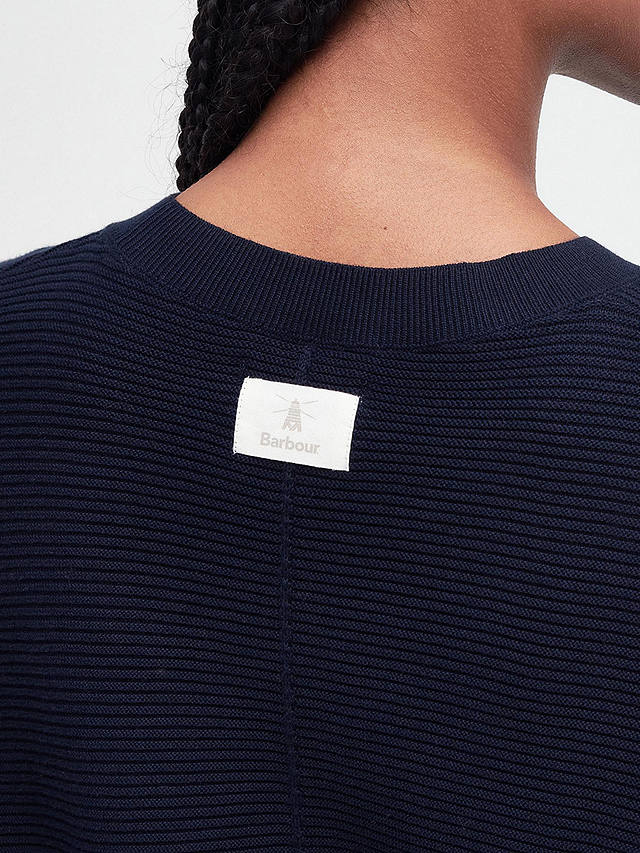 Barbour Bickland Cotton Jumper, Navy