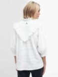 Barbour Kelburn Frill Trim Blouse, White