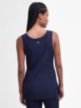 Barbour Julia Rib Knit Vest Top, Navy