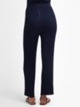 Barbour Julia Wide Leg Knit Trousers, Navy