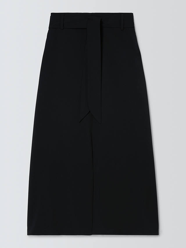 John Lewis A-Line Wool Blend Skirt, Black