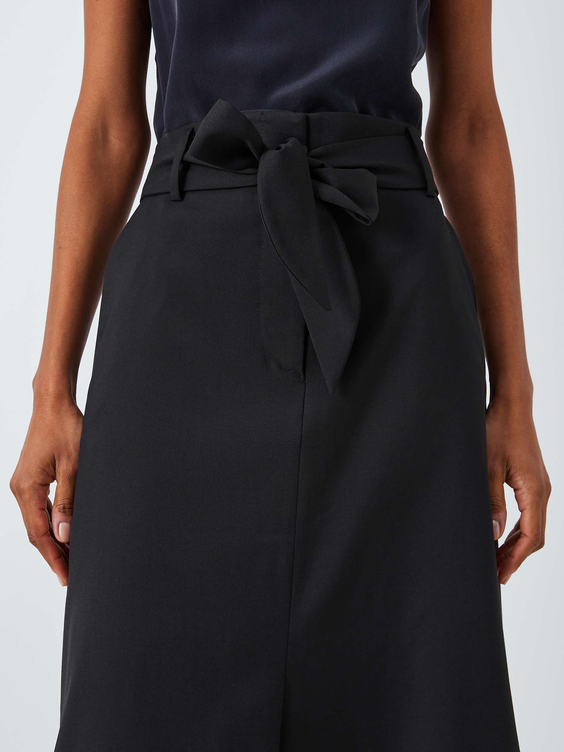 Buy John Lewis A-Line Wool Blend Skirt, Black Online at johnlewis.com