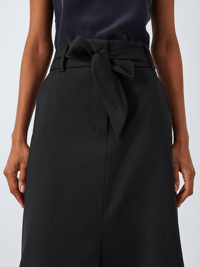John Lewis A-Line Wool Blend Skirt, Black