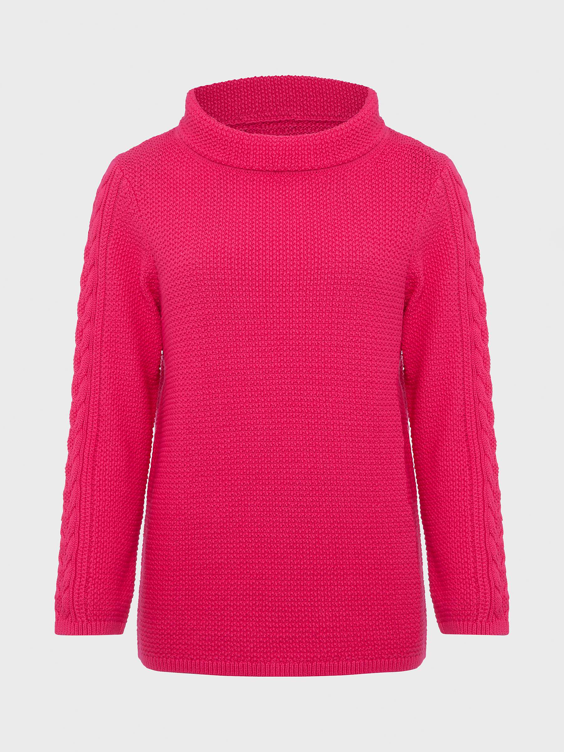 Buy Hobbs Camilla Cable Knit Detail Jumper Online at johnlewis.com