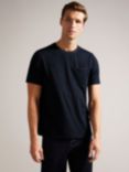 Ted Baker Grine Suede Trim T-Shirt