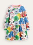 Mini Boden Kids' Dog Print Sweatshirt Dress, Multi, Multi