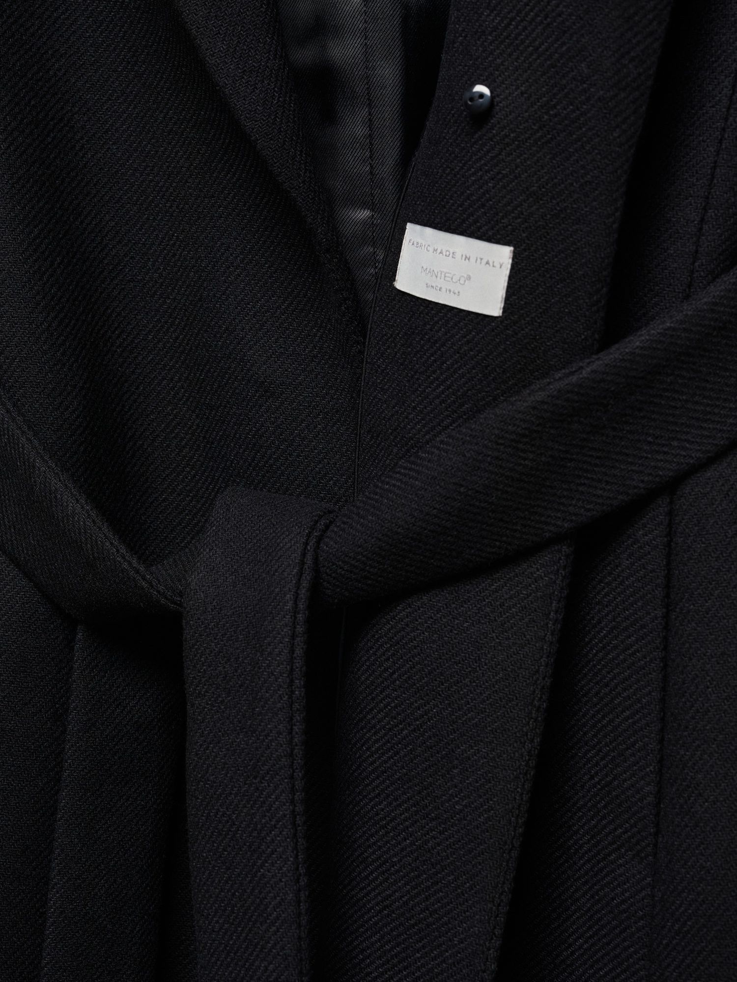 Buy Mango Dolce Wool Blend Detachable Faux Fur Collar Coat Online at johnlewis.com