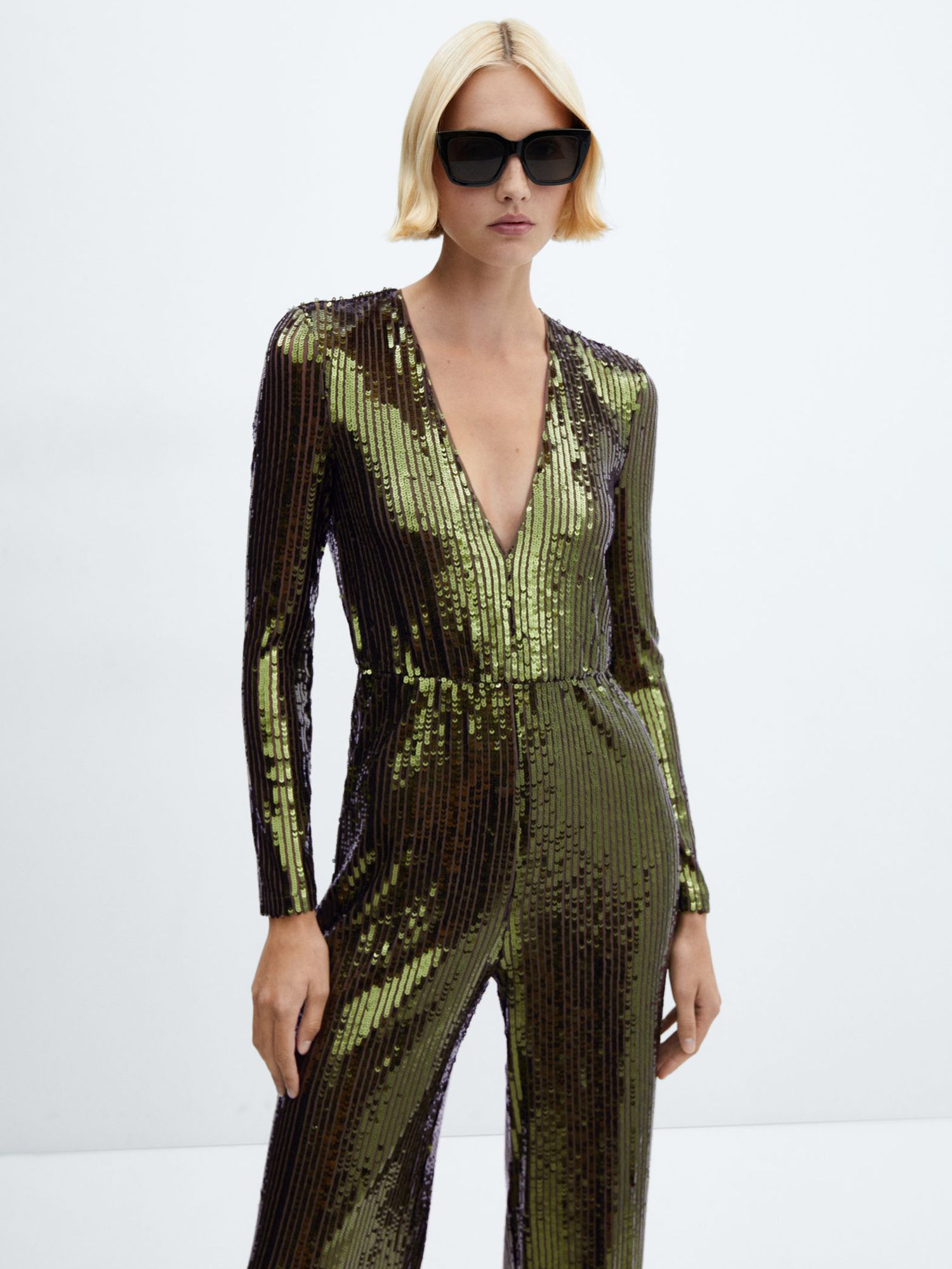 Drumroll Sequin - Forest Green
