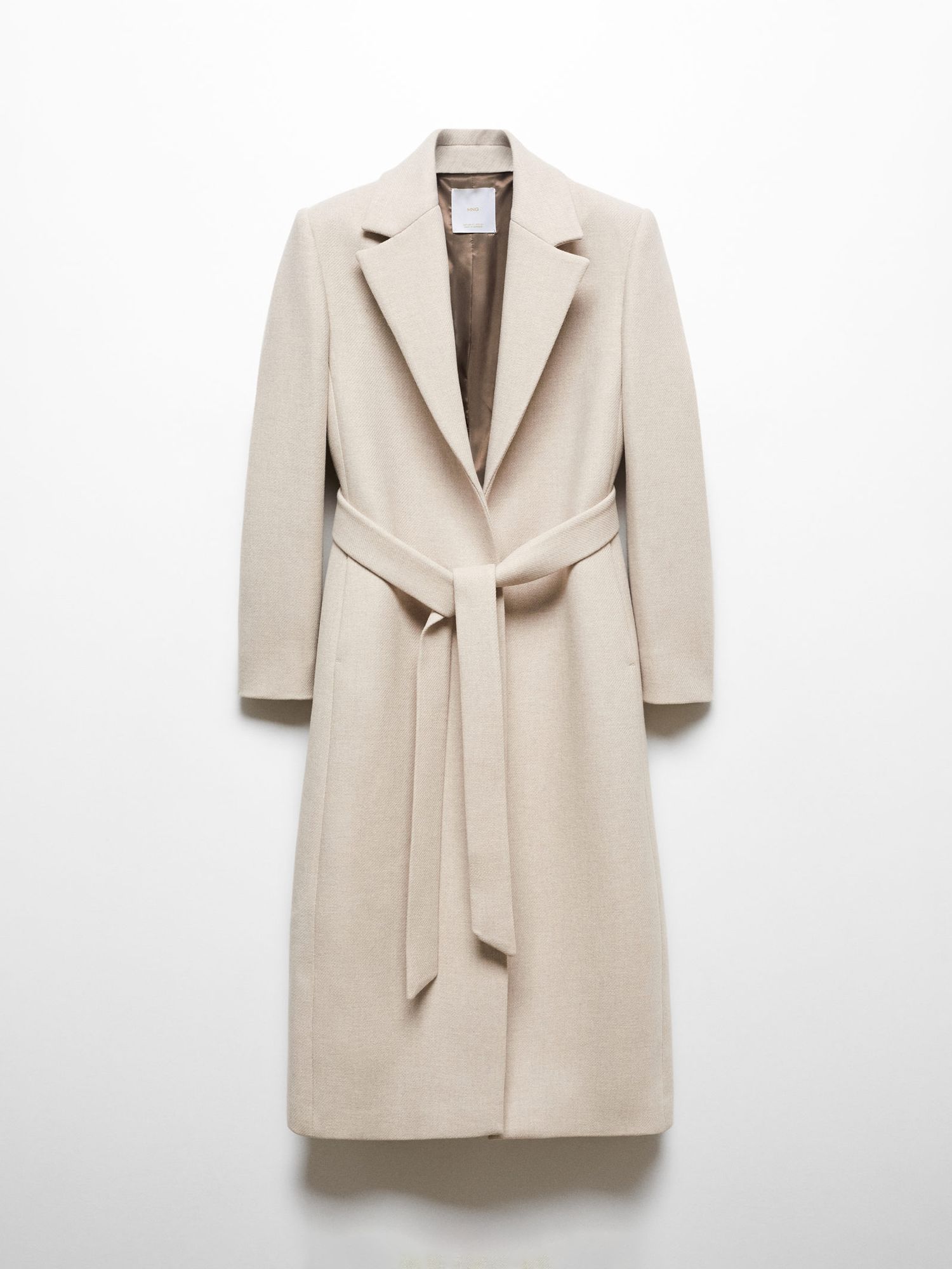 Buy Mango Dolce Wool Blend Detachable Faux Fur Collar Coat Online at johnlewis.com