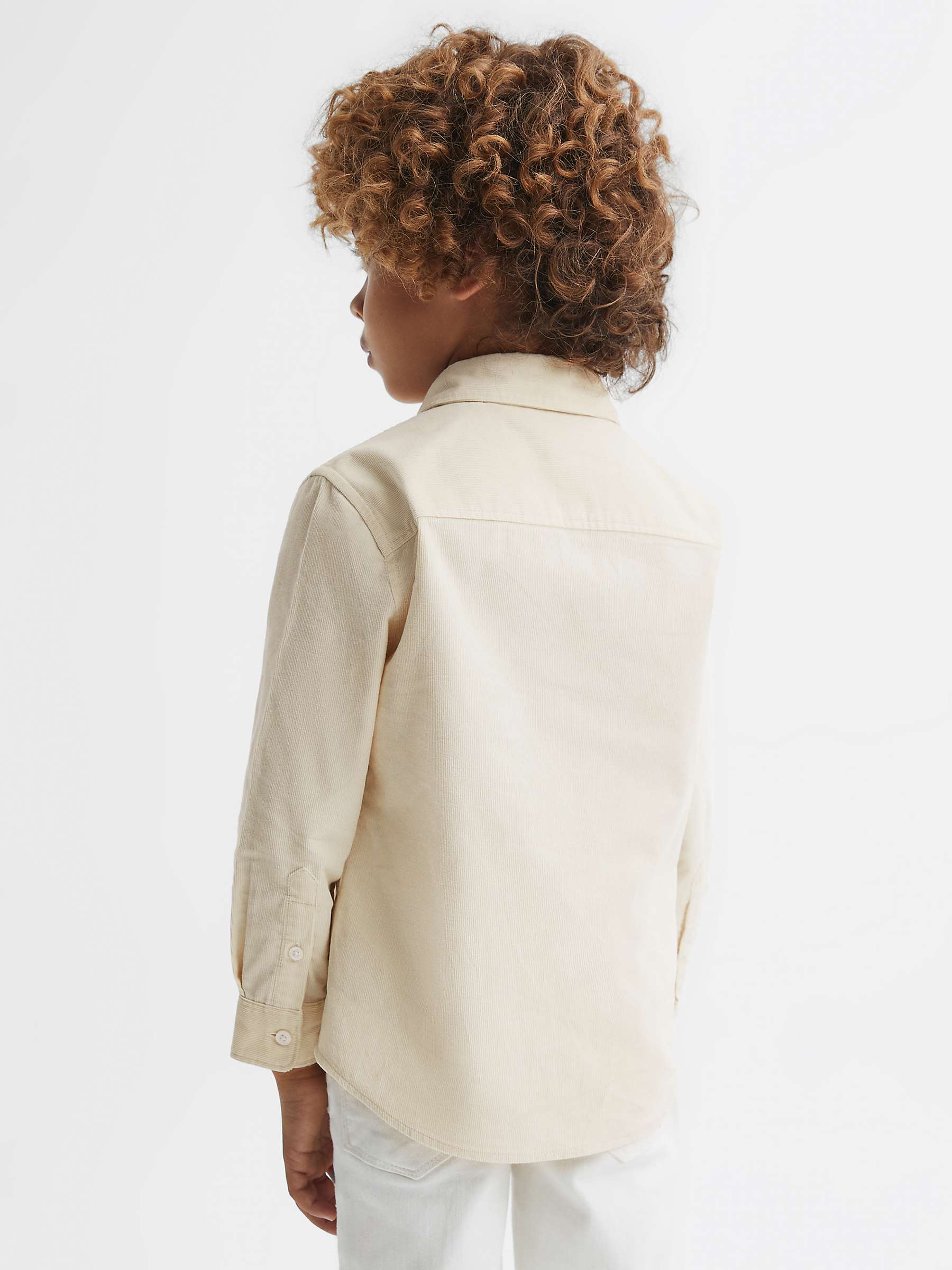 Buy Reiss Kids' Albion Cutaway Collar Long Sleeve Shirt Online at johnlewis.com