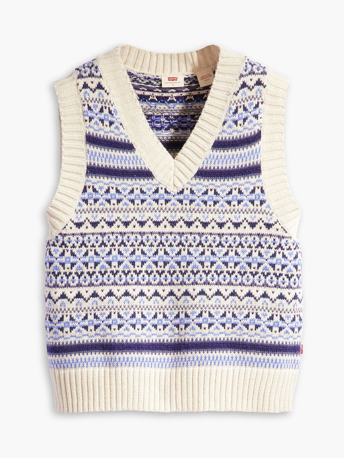 Levi s Brynn Sweater Vest Syneve Fairisle