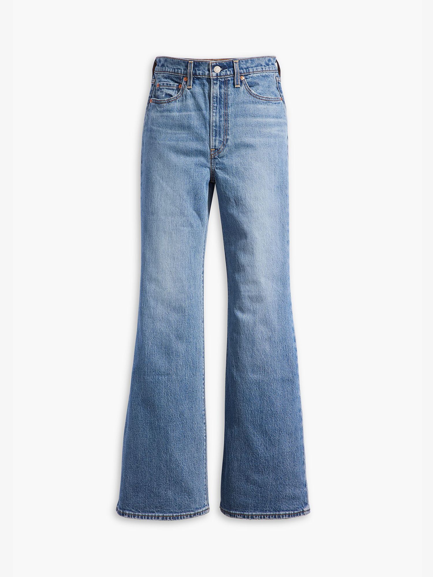 Levi's® Ribcage High Rise Distressed Flare Jeans | Dillard's