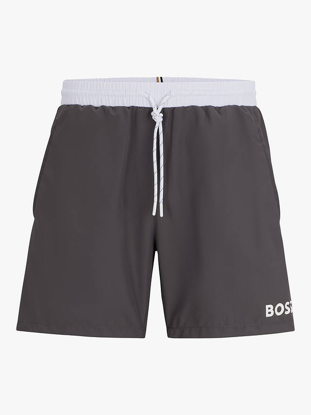 BOSS Starfish Swim Shorts, Grey