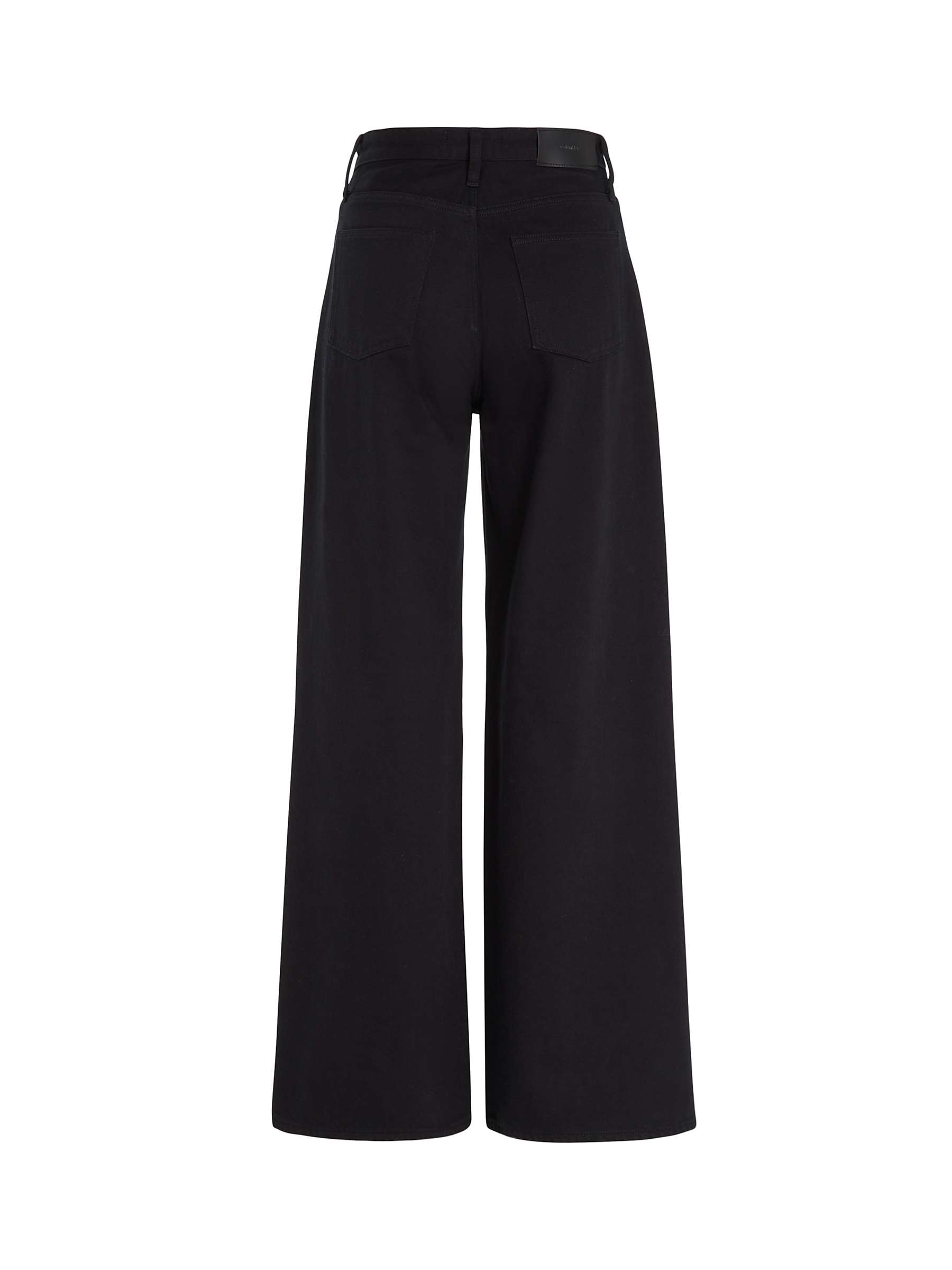 Buy Calvin Klein Infinite Wide Leg Jeans, Denim Black Online at johnlewis.com