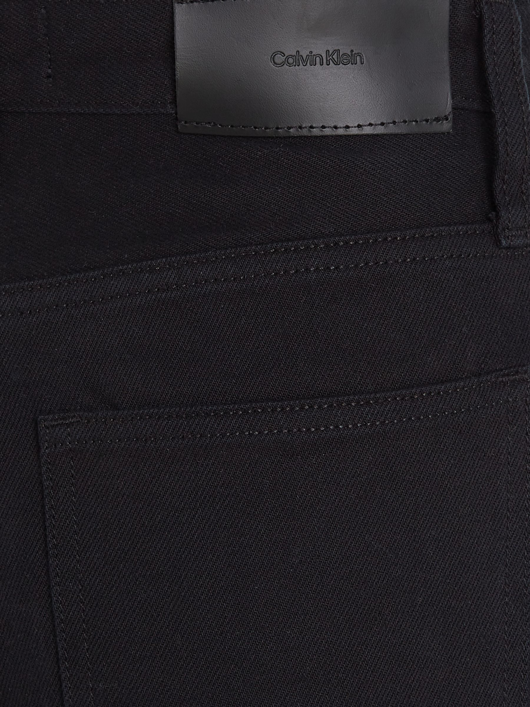 Calvin Klein Infinite Wide Leg Jeans, Denim Black, 25R