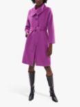 James Lakeland Large Collar Belted Coat, Circlamin