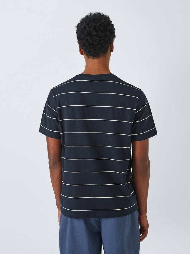 Kin Space Stripe Pocket Short Sleeve T-Shirt, Navy/Yellow