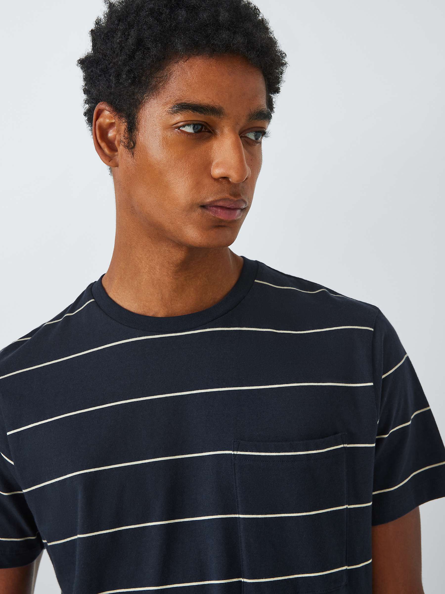 Buy Kin Space Stripe Pocket Short Sleeve T-Shirt Online at johnlewis.com