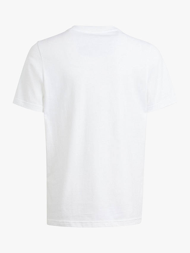 adidas Kids' Camo Logo T-Shirt, White