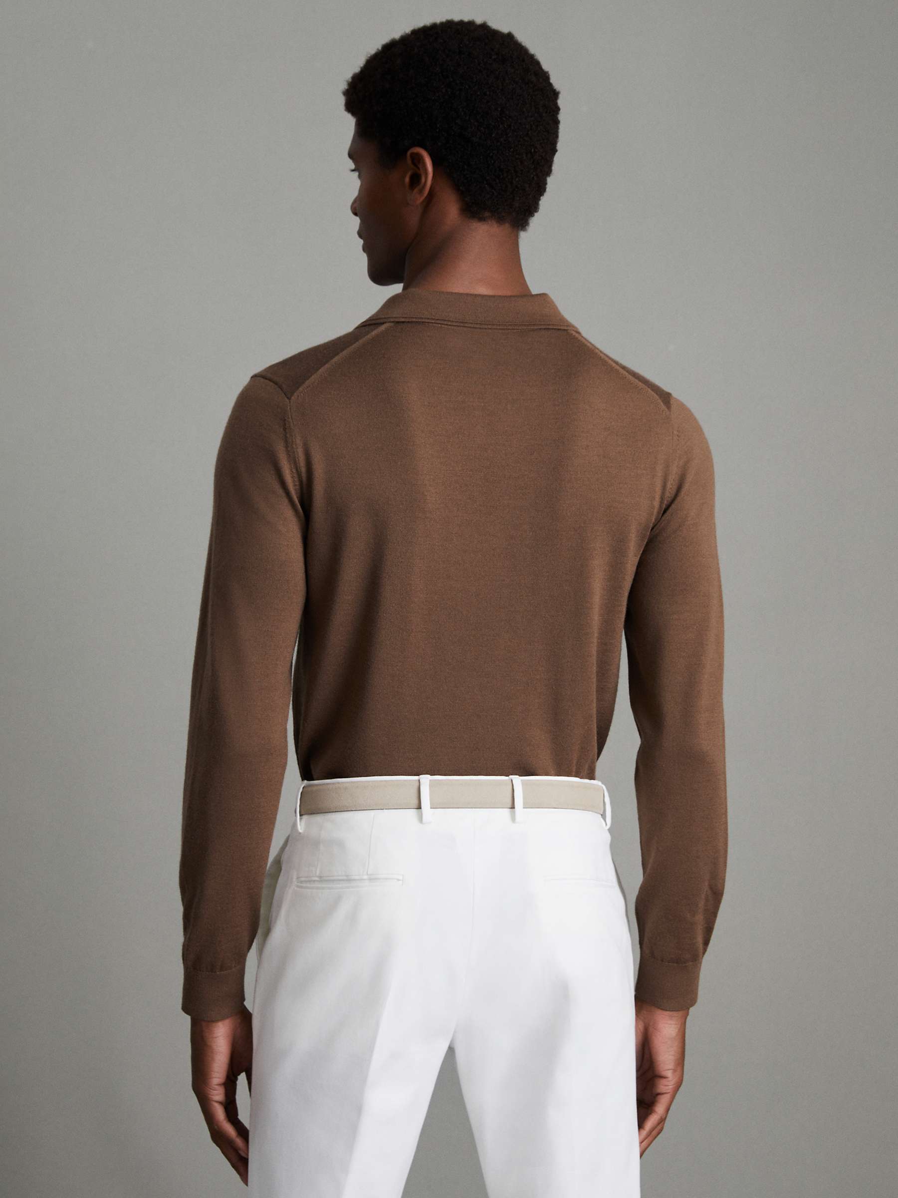Buy Reiss Milburn Merino Wool Polo Shirt Online at johnlewis.com