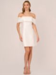 Adrianna Papell Mikado Bow Short Dress, Ivory