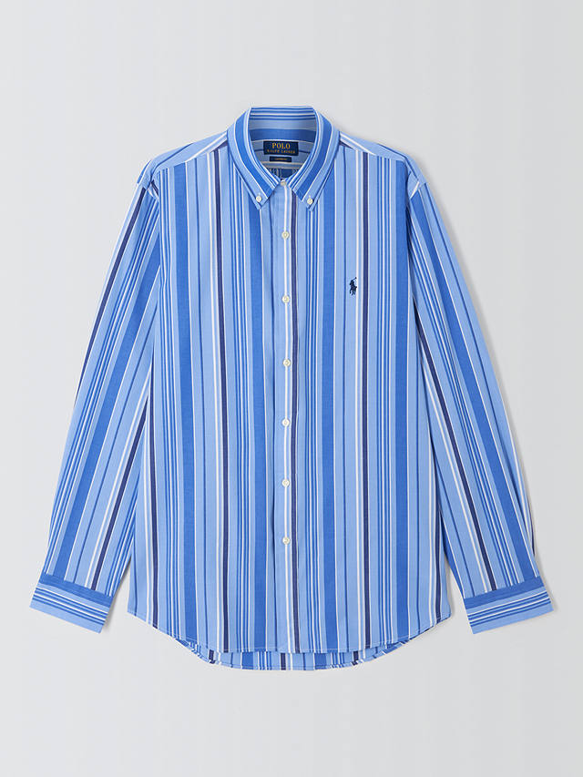 Polo Ralph Lauren Long Sleeve Striped Shirt, Blue
