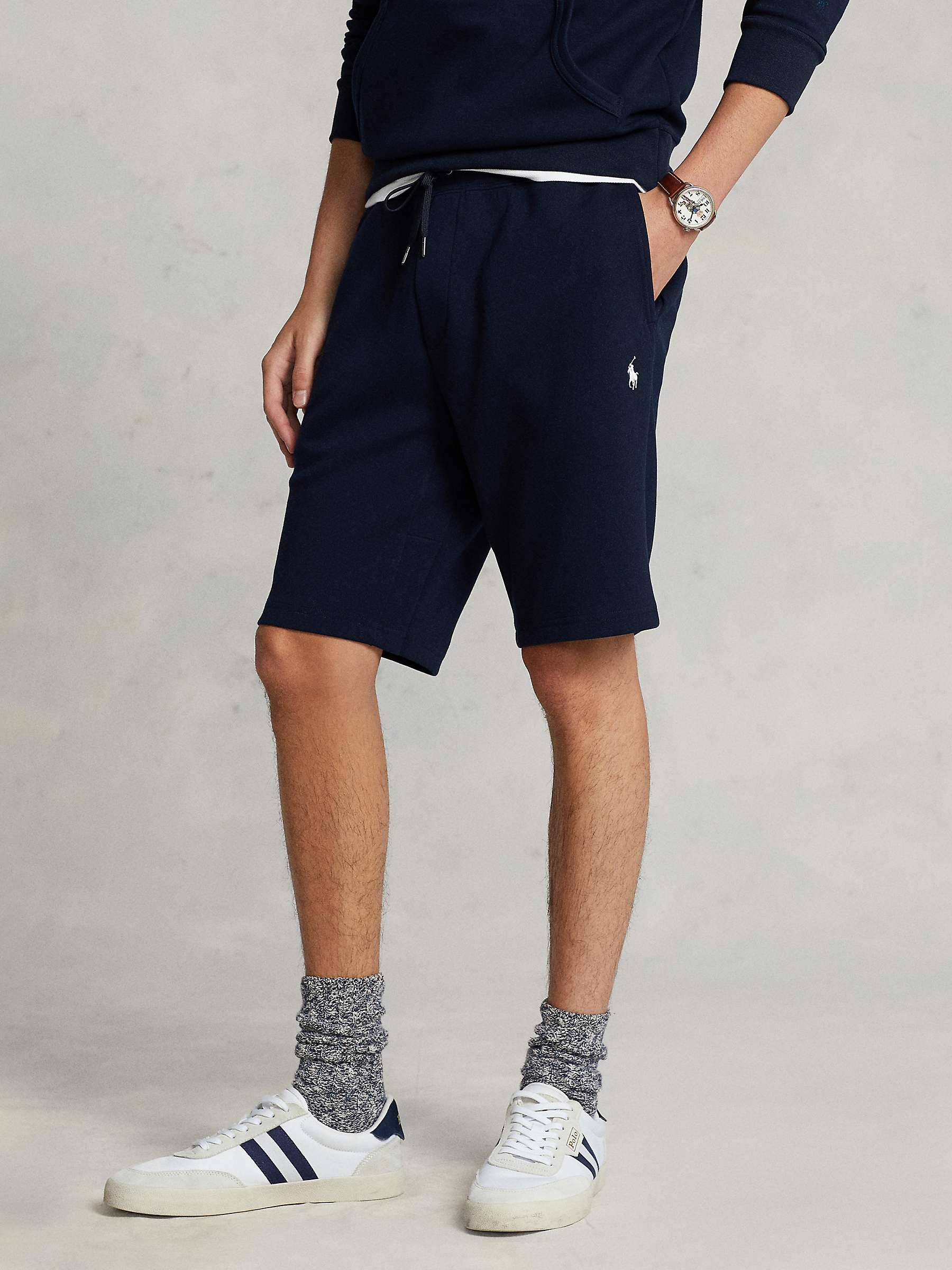 Buy Polo Ralph Lauren Double Knit Shorts, Aviator Navy Online at johnlewis.com