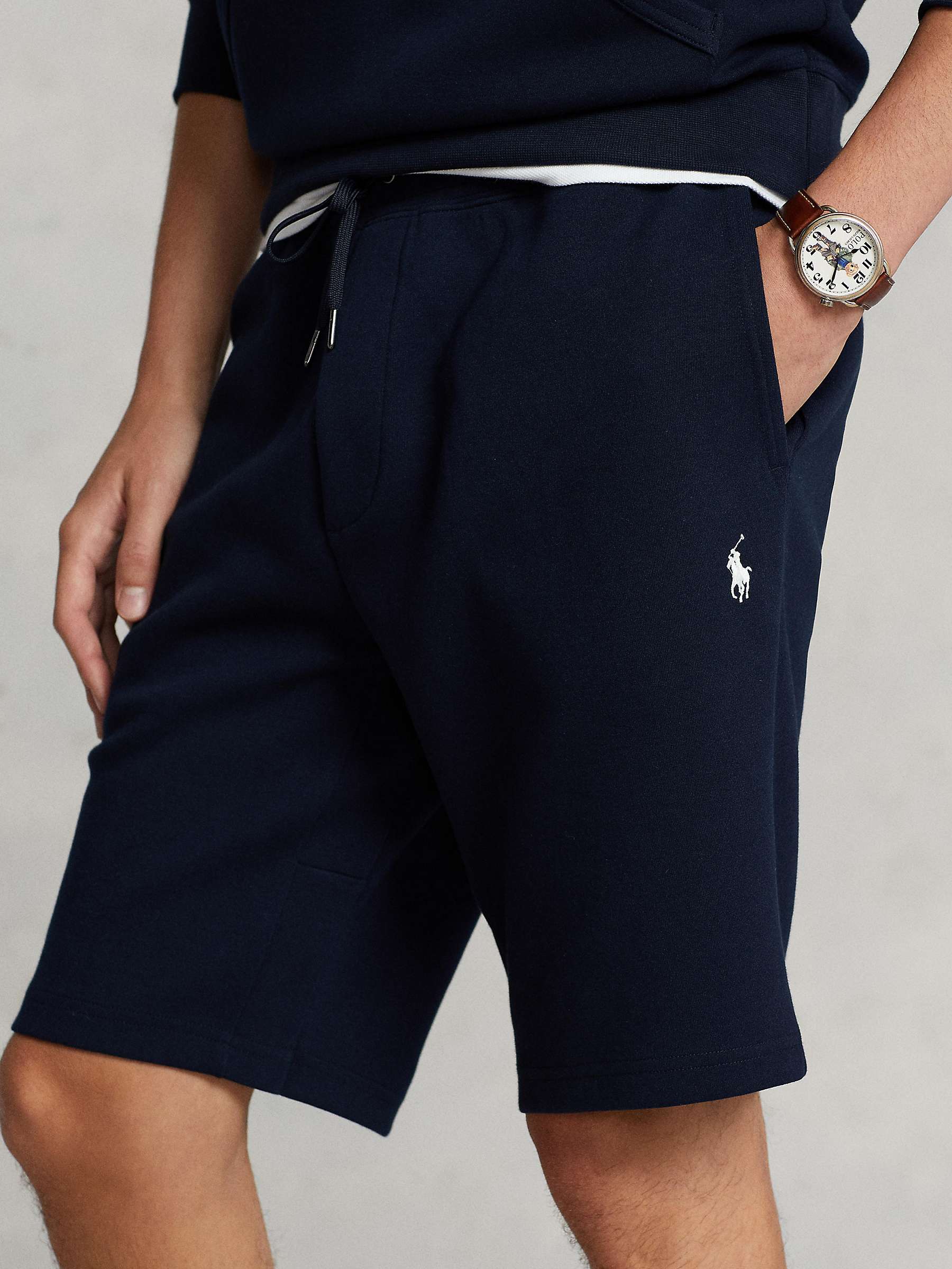 Buy Polo Ralph Lauren Double Knit Shorts, Aviator Navy Online at johnlewis.com