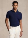 Polo Ralph Lauren Linen Blend Polo Shirt, Bright Navy