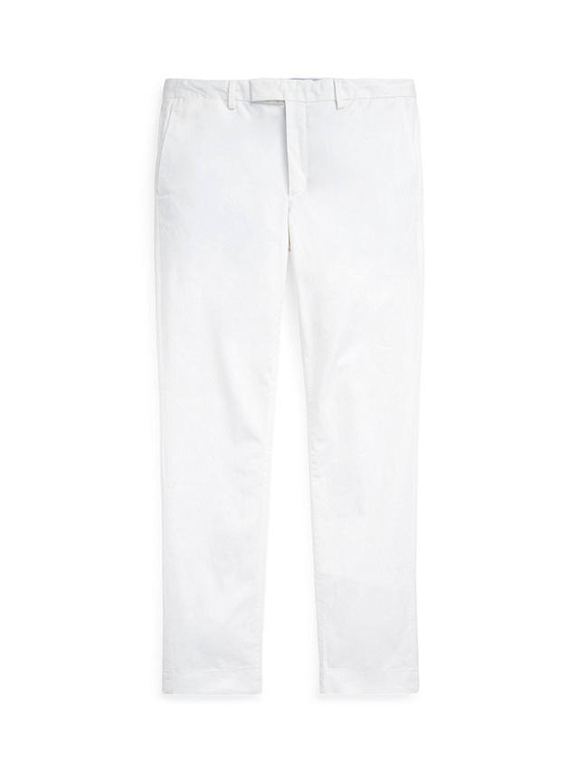 Ralph Lauren Slim Stretch Chino Trousers, White