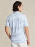 Ralph Lauren Slim Fit Soft Cotton Polo Shirt, Austin Blue/White, Austin Blue/White