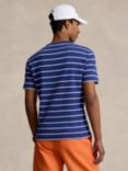 Polo Ralph Lauren Striped Cotton T-shirt, Fall Royal/White, Fall Royal/White