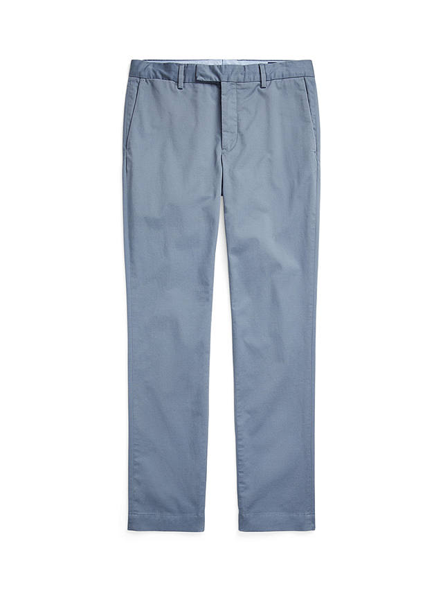 Ralph Lauren Slim Stretch Chino Trousers, Bay Blue