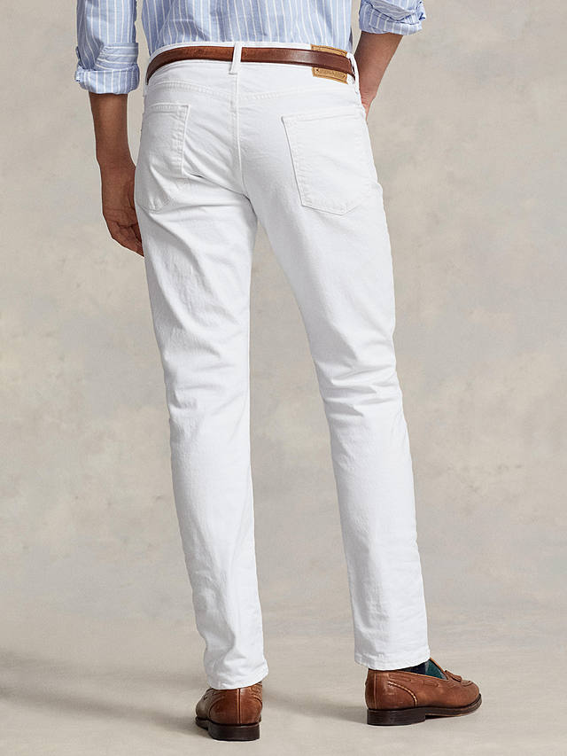 Polo Ralph Lauren Sullivan Slim Stretch Fit Five Pocket Jeans, White