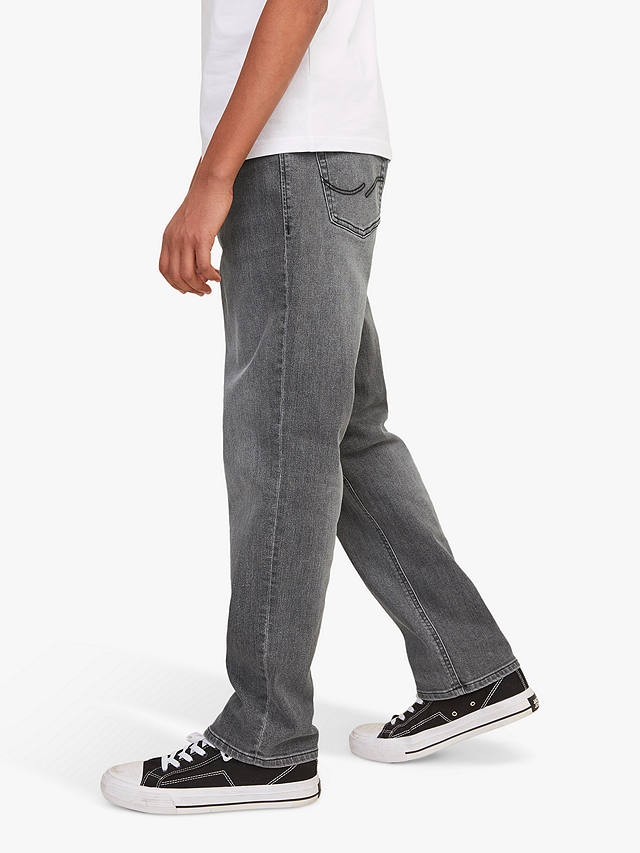 Jack & Jones Kids' Clark Stretch Jeans, Grey Wash