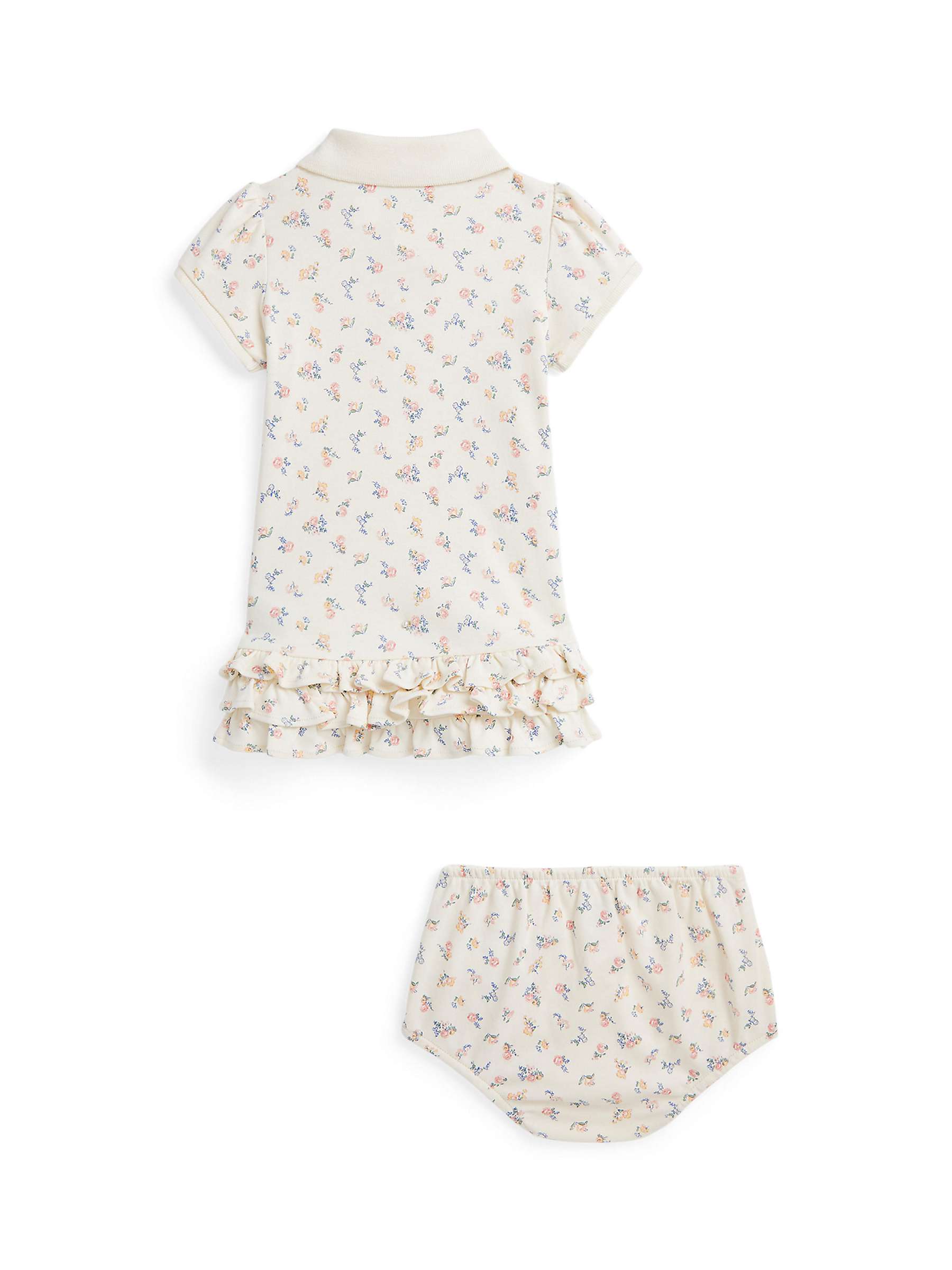 Buy Ralph Lauren Baby Cupcake Print Outfit, White Online at johnlewis.com