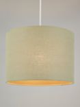 John Lewis Sophia Pure Linen Lampshade, Sage