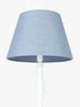 John Lewis Sophia Tapered Lampshade, Lake Blue