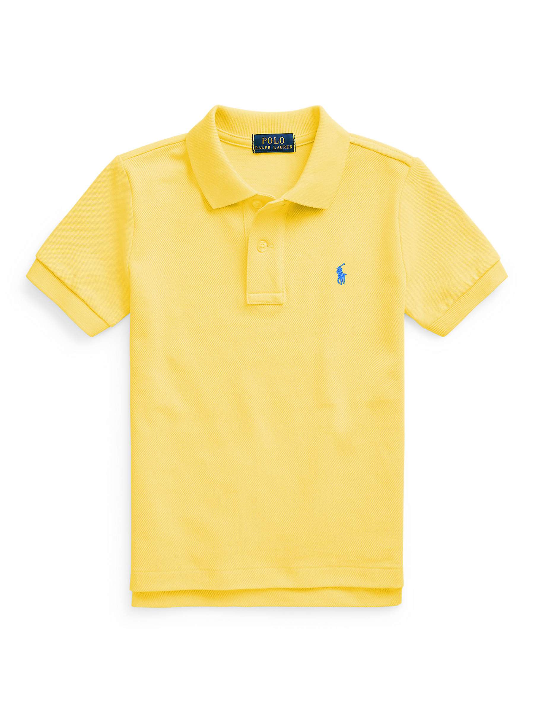 Buy Ralph Lauren Kids' Cotton Signature Logo Short Sleeve Polo Shirt Online at johnlewis.com