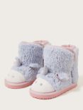 Monsoon Kids' Tessa Sparkle Unicorn Slipper Boots, Multi