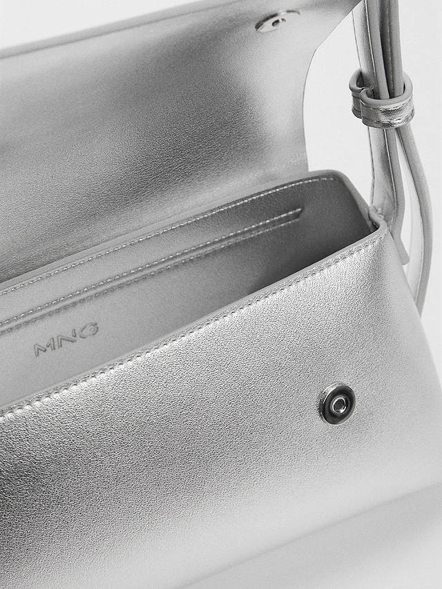 Mango Lucer Medium Sholder Bag, Silver