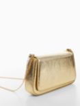 Mango Ice Patent Faux Leather Handbag, Gold