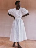 Vivere By Savannah Miller Stella Broderie Anglaise Maxi Dress, White