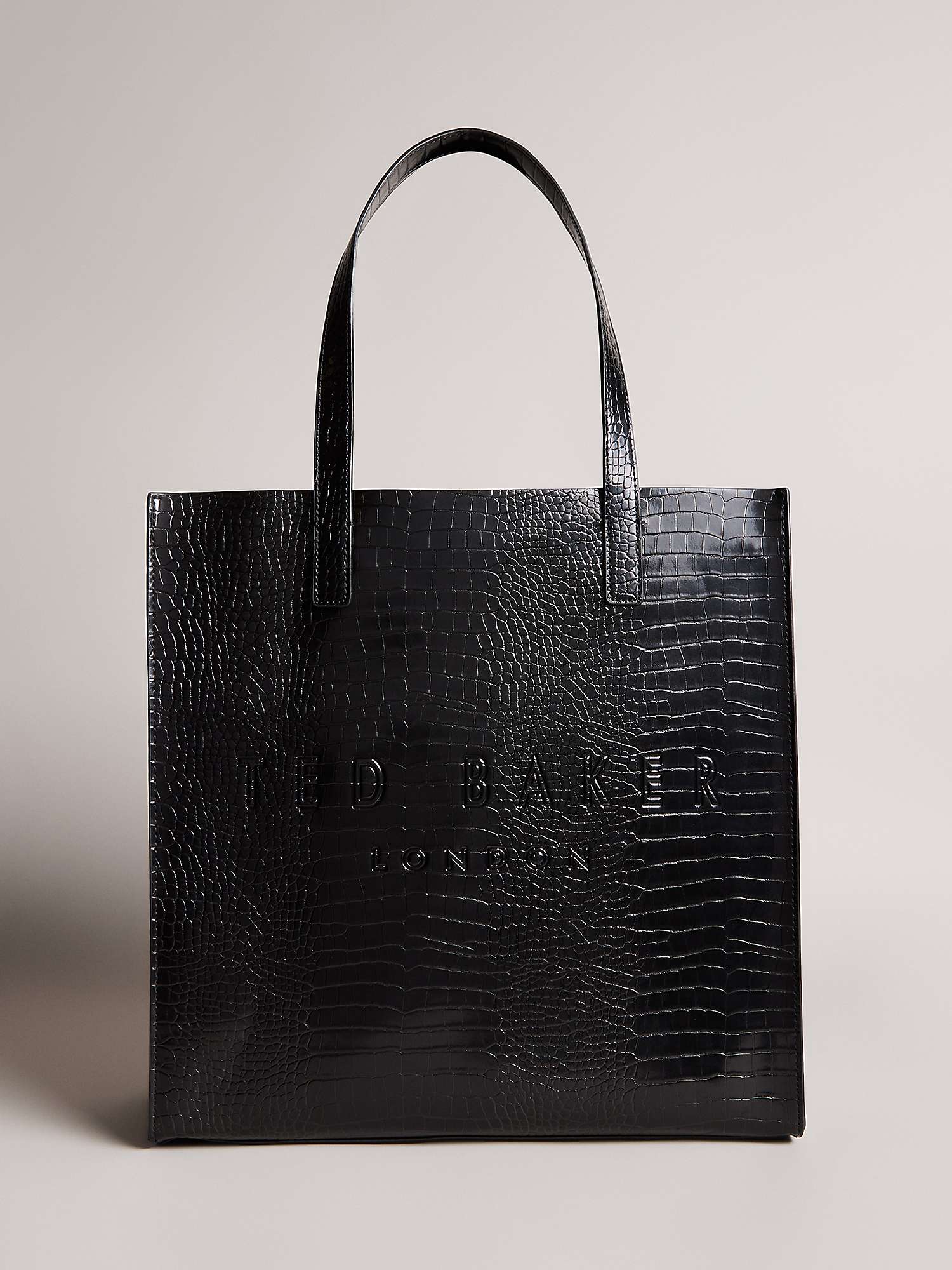 Buy Ted Baker Croccon Large Icon Shopper Bag Online at johnlewis.com